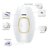 Hair Removal Set – White variant with AU plug in use