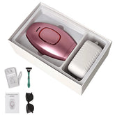 Hair Removal Set – Pink variant with EU plug and accessories