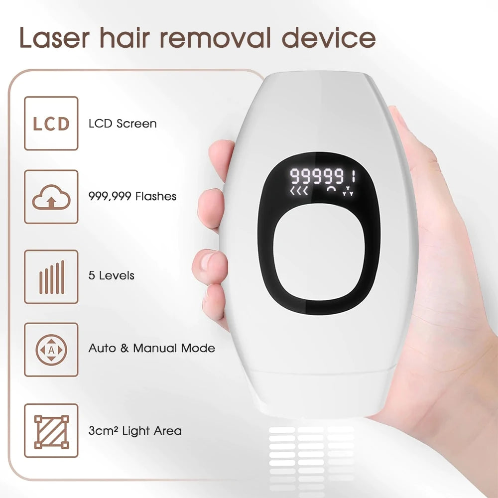 NEOHEXA IPL Laser Epilator – Device in use on legs