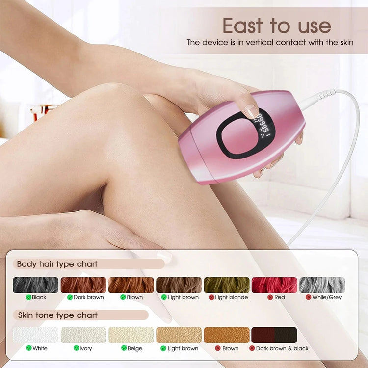 NEOHEXA IPL Laser Epilator – Device in use on legs